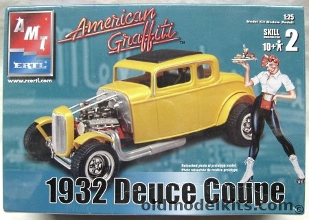 AMT 1/25 American Graffiti 1932 Ford Deuce Coupe, 31967 plastic model kit